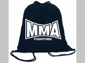 MMA Fighting ľahké sťahovacie vrecko ( batôžtek / vak ) s čiernou šnúrkou, 100% bavlna 100 g/m2, rozmery cca. 37 x 41 cm